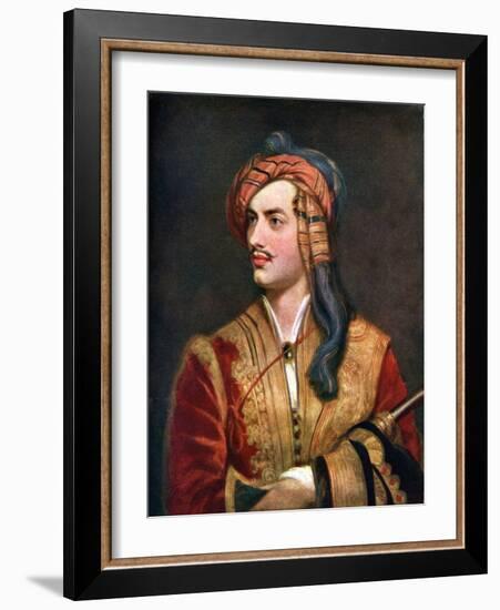 George Gordon, Sixth Baron Byron-WA Mansell & Co-Framed Giclee Print