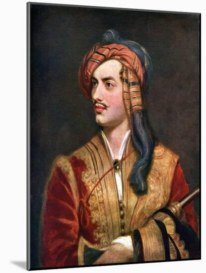 George Gordon, Sixth Baron Byron-WA Mansell & Co-Mounted Giclee Print