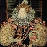 Portrait of Queen Elizabeth I - the Armada Portrait-George Gower-Framed Premier Image Canvas