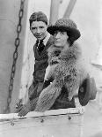 Margaret Sanger and her older son Stuart in Japan, 1922-George Grantham Bain-Framed Photographic Print