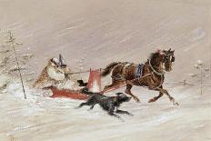 Jingle Bells-George Harlow White-Framed Premier Image Canvas