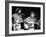 George Harrison and Bob Dylan during the Concert for Bangladesh at Madison Square Garden-Bill Ray-Framed Premium Photographic Print