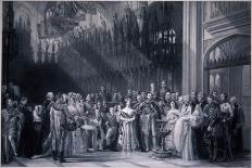 Christening of Edward VII, 1842-George Hayter-Framed Giclee Print