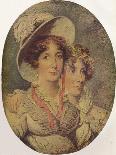 Princess Amelia of Brunswick and Her Daughter Princess Charlotte, 1919-George Hayter-Giclee Print