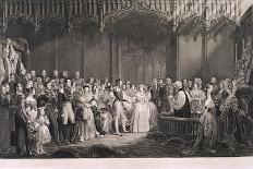 Christening of Edward VII, 1842-George Hayter-Framed Giclee Print