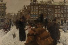 Bridge over the Singel at the Paleisstraat, Amsterdam, C. 1896-George Hendrik Breitner-Art Print