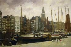 Bridge over the Singel at the Paleisstraat, Amsterdam, C. 1896-George Hendrik Breitner-Art Print