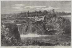The Falls of Montmorency, Near Quebec-George Henry Andrews-Giclee Print