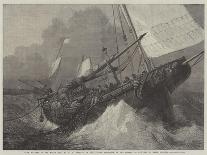 The Recent Gale, Wrecks at Kingstown, Bay of Dublin-George Henry Andrews-Giclee Print
