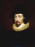 Portrait of Francis Bacon (1561-1626)-George Henry Harlow-Giclee Print