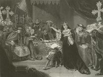 The Trial of Queen Katharine in Shakspere's Henry VIII-George Henry Harlow-Giclee Print