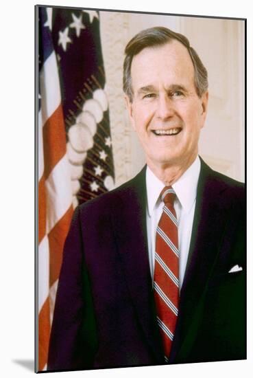 George Herbert Walker Bush, American President-null-Mounted Art Print