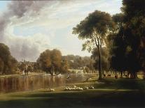 View of Windsor Castle from Across the Thames, 19th Century-George Hilditch-Giclee Print