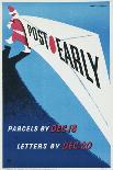 Post Early, Parcels by De 18, Letters by De 20-George Him and Jan Lewitt-Art Print