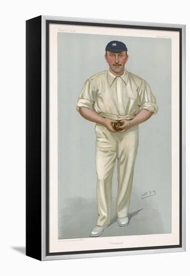 George Hirst Yorkshire Cricketer-Spy (Leslie M. Ward)-Framed Premier Image Canvas