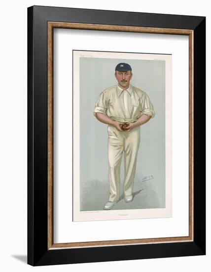 George Hirst Yorkshire Cricketer-Spy (Leslie M. Ward)-Framed Photographic Print