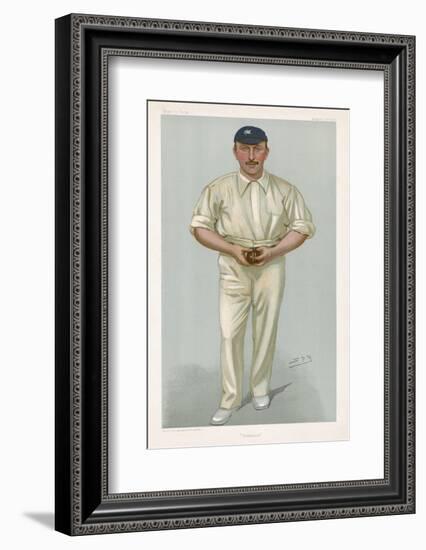 George Hirst Yorkshire Cricketer-Spy (Leslie M. Ward)-Framed Photographic Print