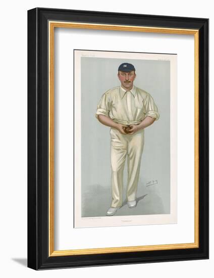 George Hirst Yorkshire Cricketer-Spy (Leslie M. Ward)-Framed Photographic Print