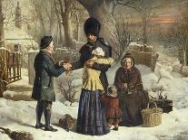 Christmas Presents-George Housman Thomas-Mounted Giclee Print