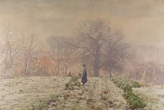 Winter Morning (Oil on Canvas)-George Houston-Mounted Giclee Print