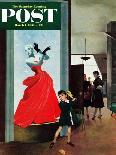 "Mannequin" Saturday Evening Post Cover, March 1, 1952-George Hughes-Giclee Print