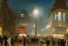 The Strand, London, at Theater Time-George Hyde-Pownall-Premier Image Canvas
