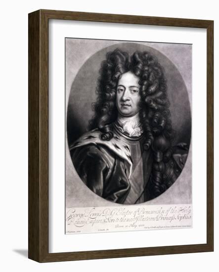 George I, King of Great Britain, C1700-Joseph Smith-Framed Giclee Print