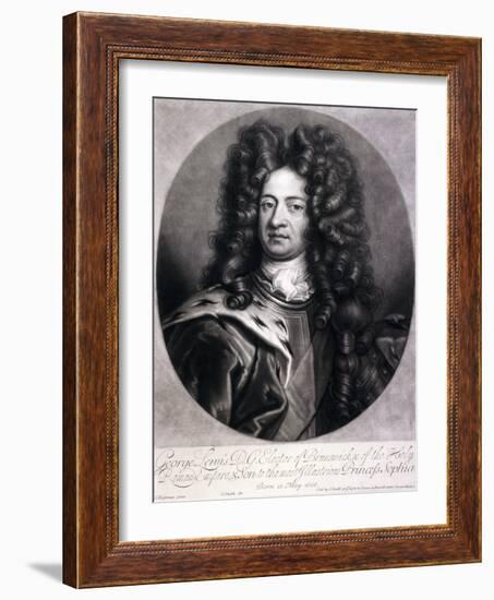 George I, King of Great Britain, C1700-Joseph Smith-Framed Giclee Print