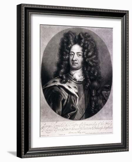 George I, King of Great Britain, C1700-Joseph Smith-Framed Giclee Print
