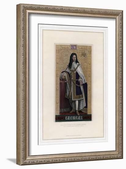George I, King of Great Britain-William Home Lizars-Framed Giclee Print
