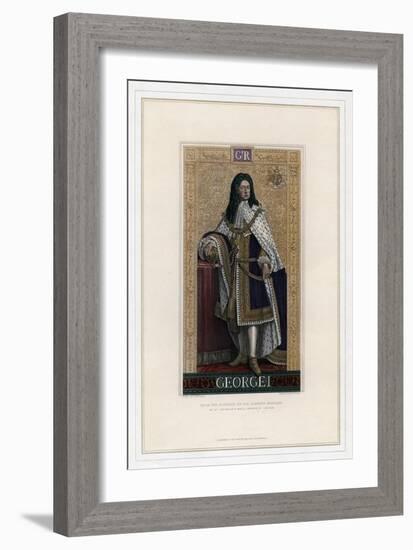 George I, King of Great Britain-William Home Lizars-Framed Giclee Print