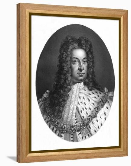 George I-Godfrey Kneller-Framed Premier Image Canvas