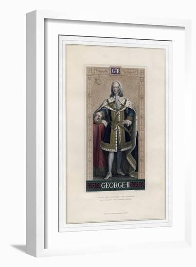 George II, King of Great Britain and Ireland-T Brown-Framed Premium Giclee Print