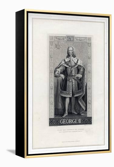 George II of Great Britain-T Brown-Framed Premier Image Canvas