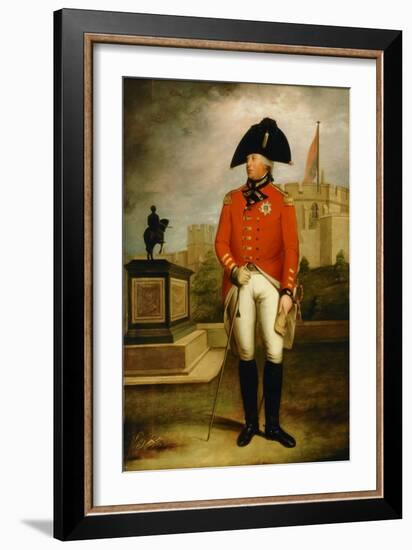 George III (1738-1820), C.1800 (Oil on Panel)-William Beechey-Framed Giclee Print