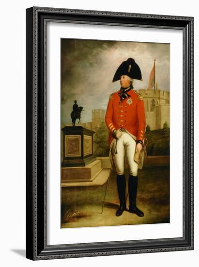 George III (1738-1820), C.1800 (Oil on Panel)-William Beechey-Framed Giclee Print