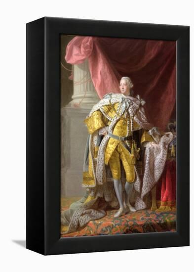 George III (1738-1820)-Allan Ramsay-Framed Premier Image Canvas