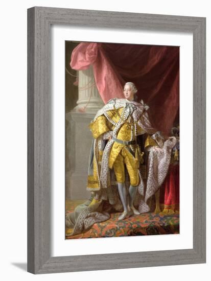 George III (1738-1820)-Allan Ramsay-Framed Giclee Print