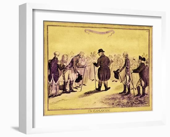 George III - caricature-James Gillray-Framed Giclee Print
