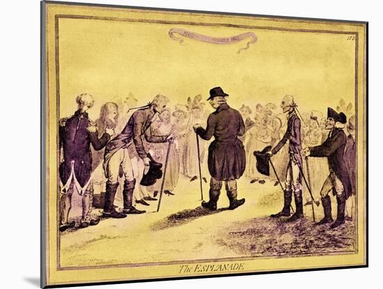 George III - caricature-James Gillray-Mounted Giclee Print