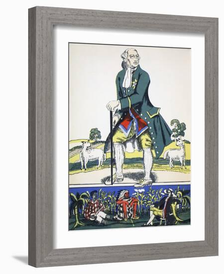 George III, King of Great Britain and Ireland from 1760, (1932)-Rosalind Thornycroft-Framed Giclee Print