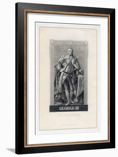 George III of the United Kingdom-W Ridgway-Framed Giclee Print