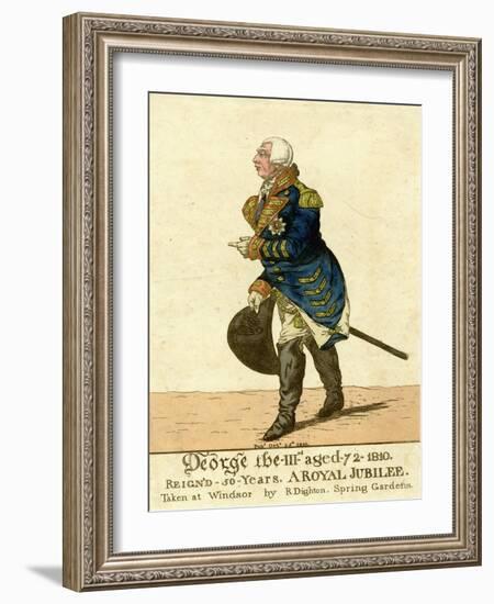 George III Print of His Fiftieth Year Jubilee-Robert Dighton-Framed Giclee Print