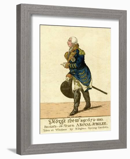 George III Print of His Fiftieth Year Jubilee-Robert Dighton-Framed Giclee Print