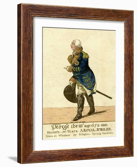 George III Print of His Fiftieth Year Jubilee-Robert Dighton-Framed Giclee Print