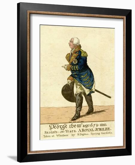 George III Print of His Fiftieth Year Jubilee-Robert Dighton-Framed Giclee Print