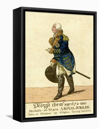 George III Print of His Fiftieth Year Jubilee-Robert Dighton-Framed Premier Image Canvas