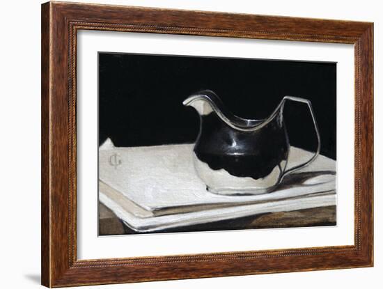 George III Silver Cream Jug, 2009-James Gillick-Framed Giclee Print