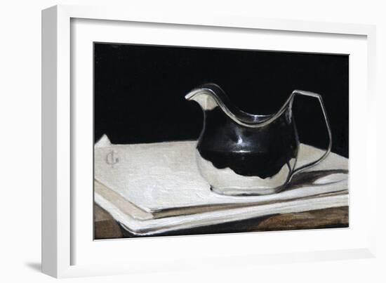 George III Silver Cream Jug, 2009-James Gillick-Framed Giclee Print