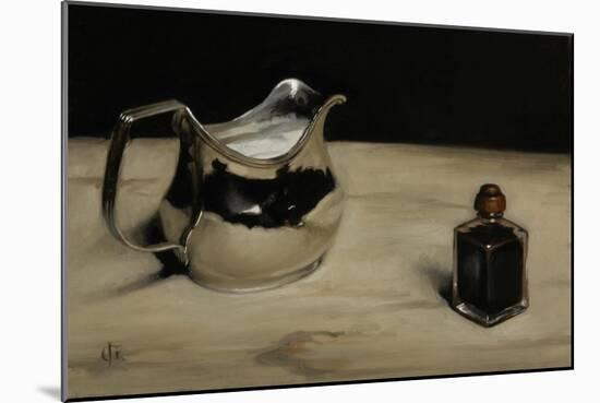 George III Silver Jug and Inkpot, 2011-James Gillick-Mounted Giclee Print